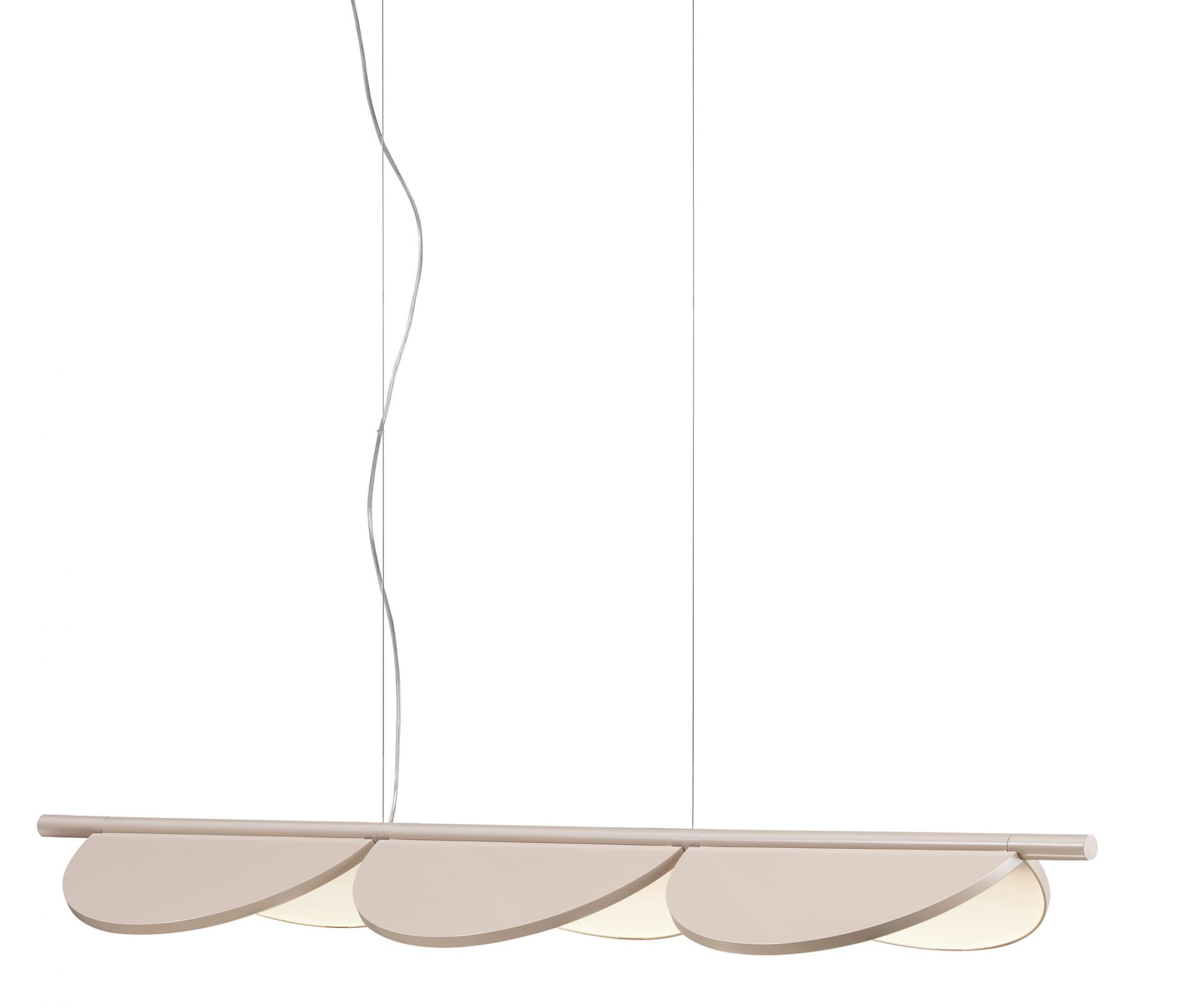 Almendra Linear S3 pendant lamp Flos Nude